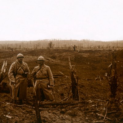 Hacia La Malmaison, norte de Francia, c1914-c1918 de Unbekannt