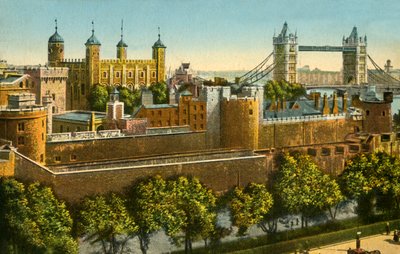 Puente de la Torre y la Torre de Londres de Unbekannt