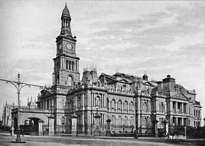 Ayuntamiento, Sídney, c. 1900 de Unbekannt
