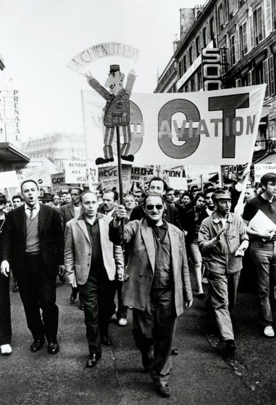 Marcha sindical, París de Unbekannt