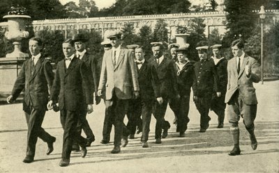 Entrenamiento de reclutas en la Reserva Voluntaria de la Marina Real, Primera Guerra Mundial, 1914, c. 1920 de Unbekannt