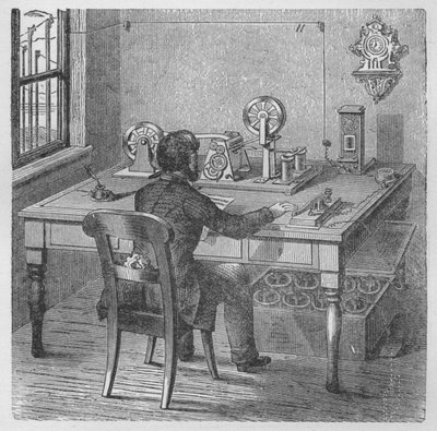 Transmitiendo un mensaje, 1894 de Unbekannt