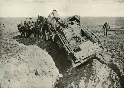 Dificultades de transporte en el frente, 1919 de Unbekannt