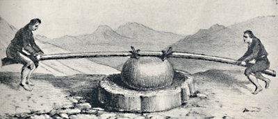 Trapiche o molino usado en los lavaderos de oro, c. 1826 de Unbekannt