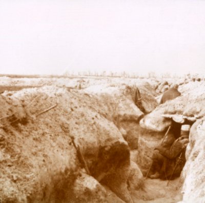 Trincheras, Champagne, norte de Francia, c. 1914-c. 1918 de Unbekannt