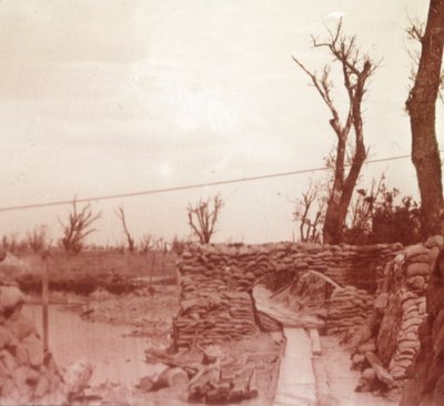 Trincheras, Diksmuide, Bélgica, c1914-c1918 de Unbekannt