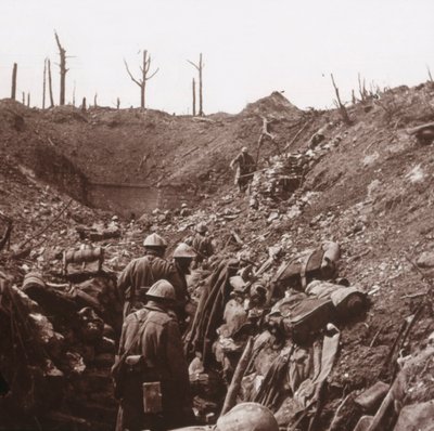 Trincheras, Fuerte Vaux, norte de Francia, c1914-c1918 de Unbekannt