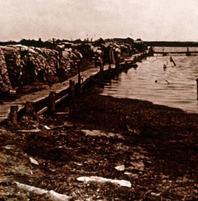 Trincheras, Ramskapelle, Bélgica, c. 1914-c. 1918 de Unbekannt