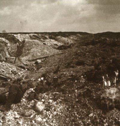 Trincheras, Somme, norte de Francia, c1914-c1918 de Unbekannt