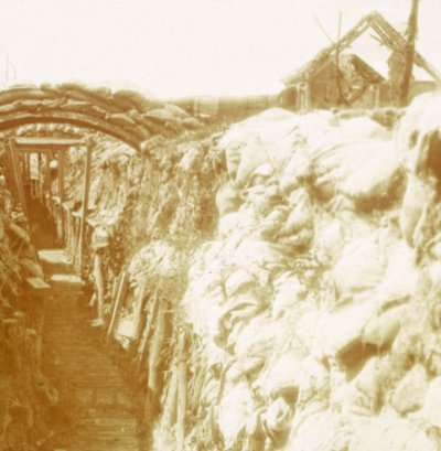 Trincheras, línea del frente, Diksmuide, Bélgica, c. 1914-c. 1918 de Unbekannt