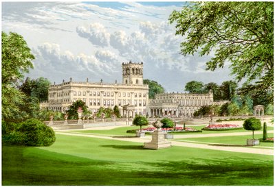 Trentham Hall, Staffordshire, hogar del Duque de Sutherland, c. 1880 de Unbekannt