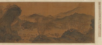 Caminos de caballete en las montañas de Shu, siglo XVII-XVIII de Unbekannt