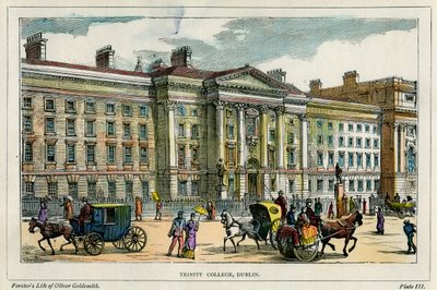 Trinity College, Dublín, Irlanda, c. 1880 de Unbekannt
