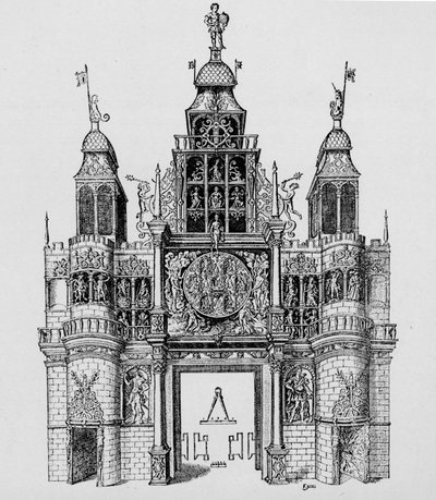 Arco triunfal erigido en el momento de la coronación del Rey Jacobo I, 1604 1903 de Unbekannt