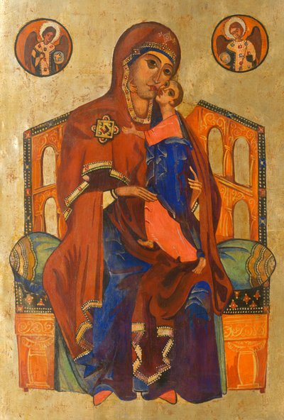 Virgen entronizada de Unbekannt