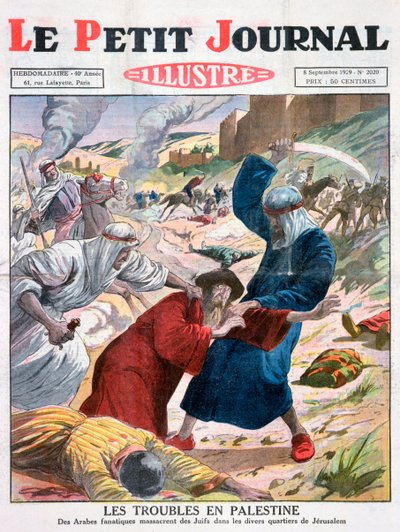 Problemas en Palestina, 1929 de Unbekannt