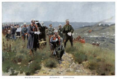 Zar Alejandro II de Rusia y su personal, 1900 de Unbekannt