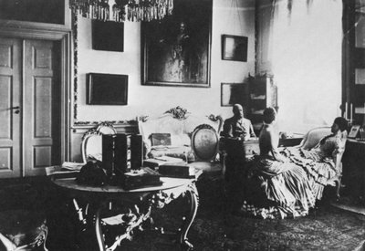 Zarevich Alejandro y Gran Duquesa María Feodorovna de Rusia, c1880 de Unbekannt
