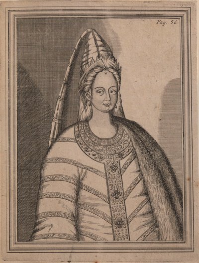 Zarina Irina Godunova, esposa del zar Feodor I de Rusia de Unbekannt