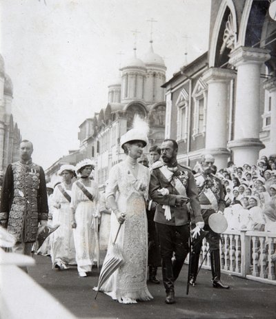 Familia del Zar en las celebraciones del 300 aniversario de la Casa de Romanov, Rusia de Unbekannt