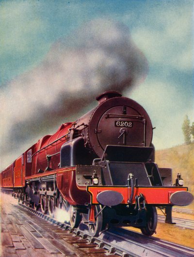 Locomotora impulsada por turbina perteneciente al Ferrocarril L.M.S. de Unbekannt