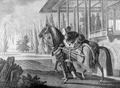 Caballo árabe del Pasha turco, 1722 1938 de Unbekannt