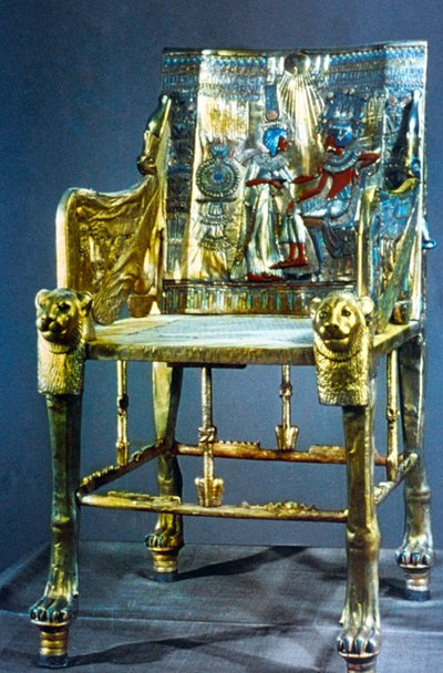Silla de Tutankamón, Egipto de Unbekannt