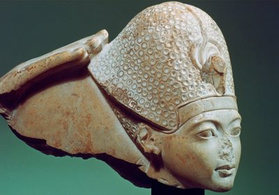 Tutankamón con la Corona Azul, siglo XIV a.C. de Unbekannt
