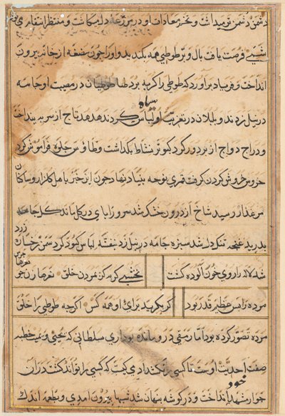 Tuti-Nama Cuentos de un loro, c. 1560 de Unbekannt