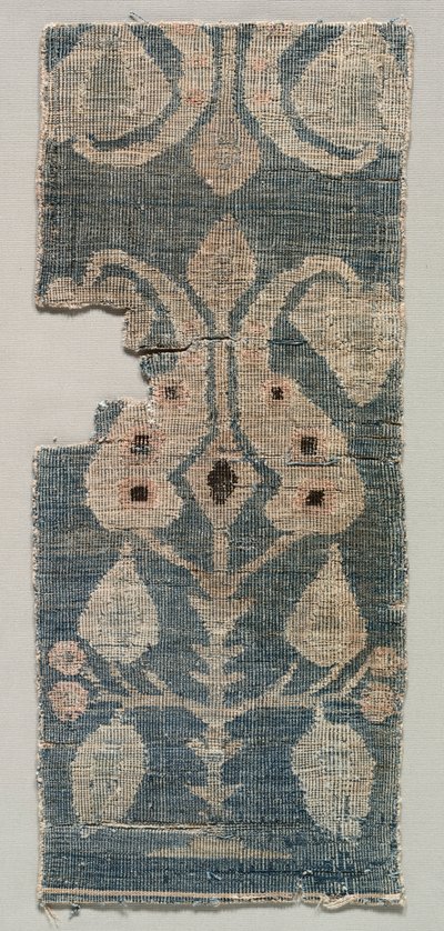 Fragmento de alfombra de dos caras, 1100s de Unbekannt