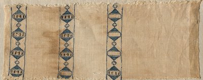 Dos fragmentos de una bufanda o tocado, 1300s de Unbekannt