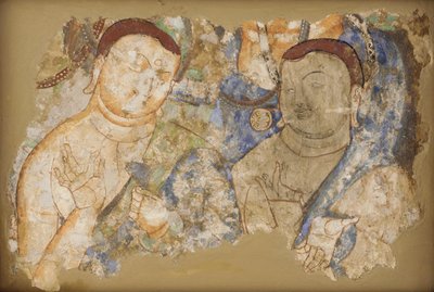 Dos monjes conversando, siglos IV-VI de Unbekannt