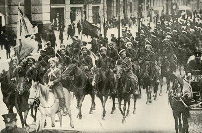 Tipos de la caballería rusa, 1919 de Unbekannt