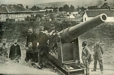 Grupo típico de la artillería servia, 1919 de Unbekannt