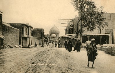 Calle típica en Bagdad, c1918-c1939 de Unbekannt