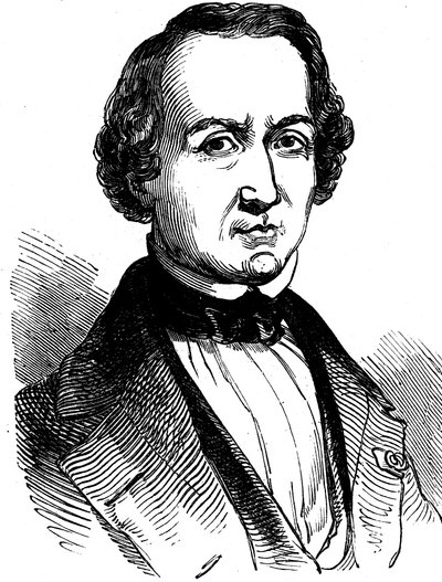 UJJ Leverrier, astrónomo francés que calculó la posición del planeta Neptuno en 1846-1847 de Unbekannt