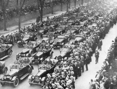 1ª Ejército de EE.UU. en el Desfile de la Victoria, Nueva York, EE.UU., 10 de septiembre de 1919 de Unbekannt