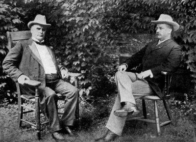 El presidente de EE.UU. William McKinley y el vicepresidente Theodore Roosevelt, 1899 1951 de Unbekannt