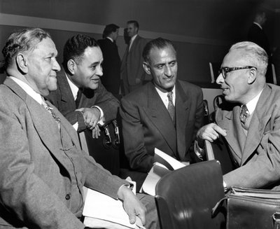 Delegados de EE.UU. y Pakistán en las Naciones Unidas, París, años 1950 de Unbekannt
