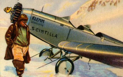 Udet aterriza en el Plateau du Trient, Mont Blanc, 1929, 1932 de Unbekannt
