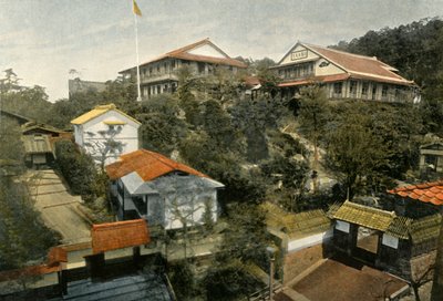 Un hotel en Kioto, 1900 de Unbekannt