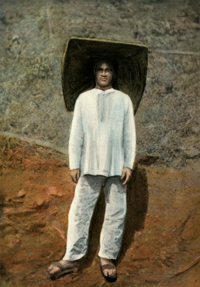 Un minero. Traje de trabajo, 1900 de Unbekannt