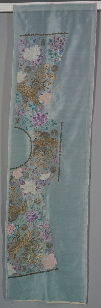 Túnica sin cortar: Panel frontal izquierdo y trasero, c. 1890s de Unbekannt