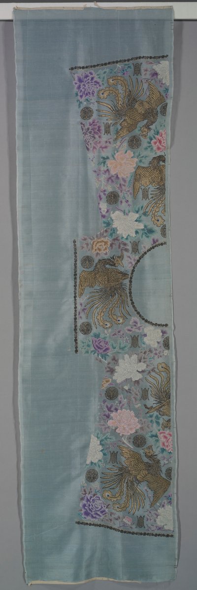 Túnica sin cortar: Panel frontal y trasero derecho, c. 1890s de Unbekannt