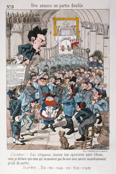 Une Séance en Partie Double, 1871 de Unbekannt