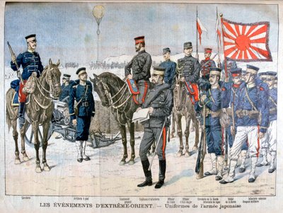 Uniformes del Ejército Japonés, Manchuria, 1904 de Unbekannt