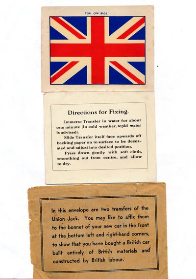 Transferencias de coche Union Jack de Unbekannt