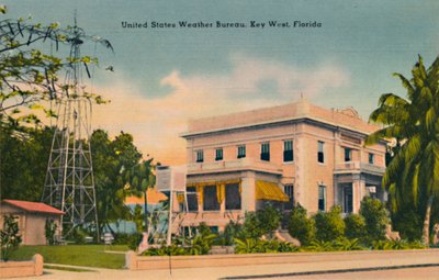 Oficina Meteorológica de los Estados Unidos, Key West, Florida, c1940s de Unbekannt