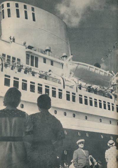 Admiración universal fue otorgada a la excelente actuación del Bremen, 1936 de Unbekannt