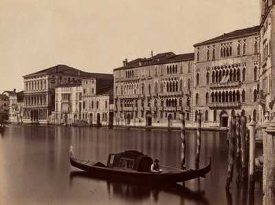 Góndola veneciana sin título, finales del siglo XIX de Unbekannt